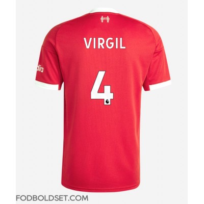 Liverpool Virgil van Dijk #4 Hjemmebanetrøje 2025-26 Kortærmet Liverpool Virgil van Dijk #4 Hjemmebanetrøje 2025-26 Kortærmet